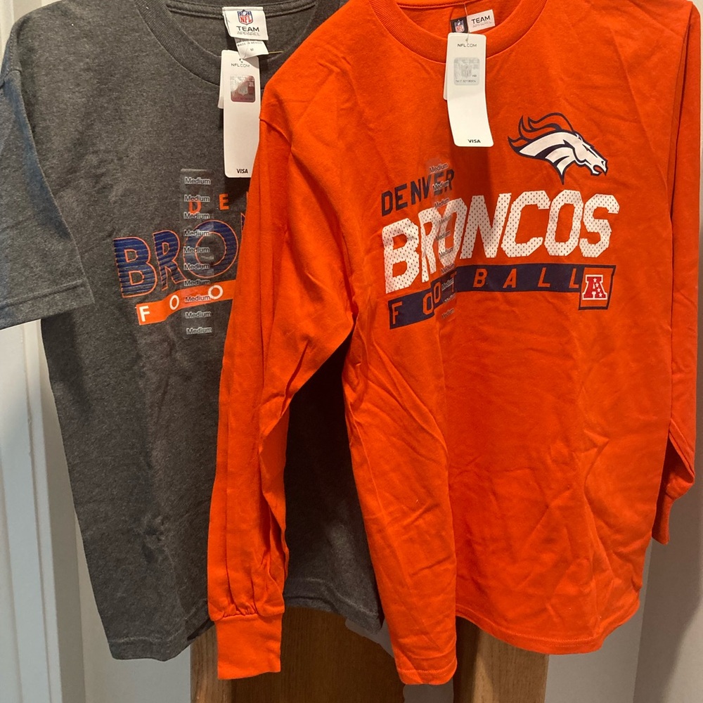 2-Denver Bronco’s T-shirts